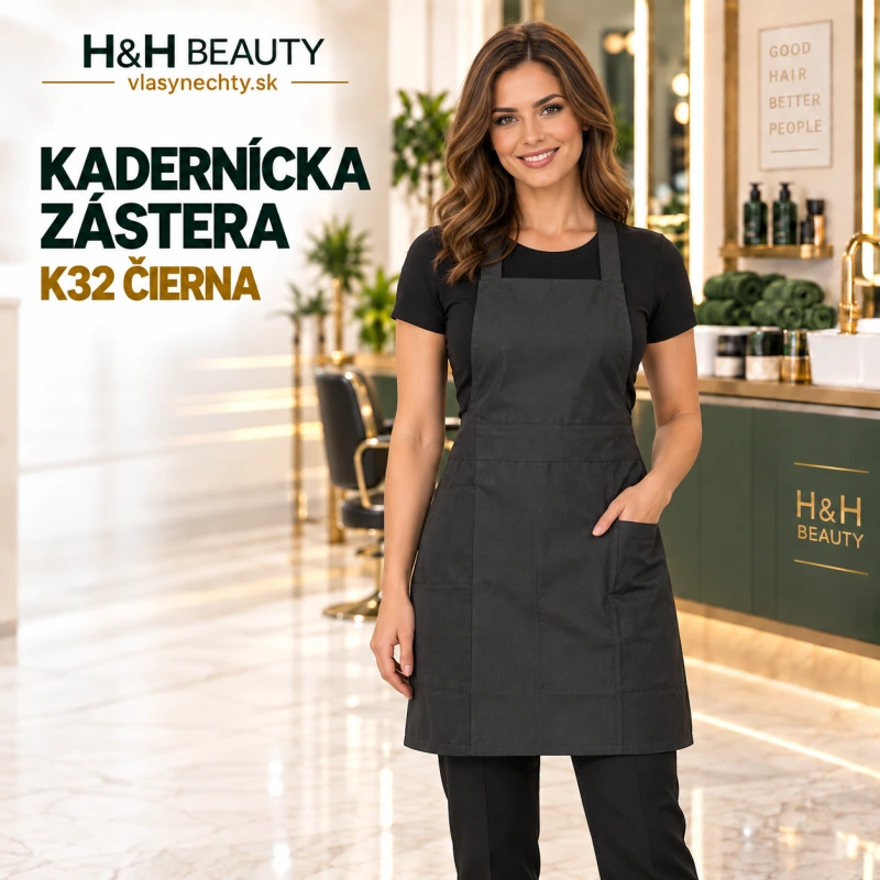 KADERNÍCKA ZÁSTERA K32 ČIERNA