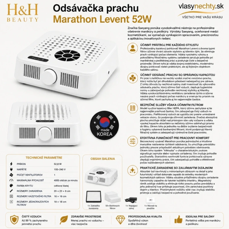 Odsávačka prachu Marathon Levent 52W 16