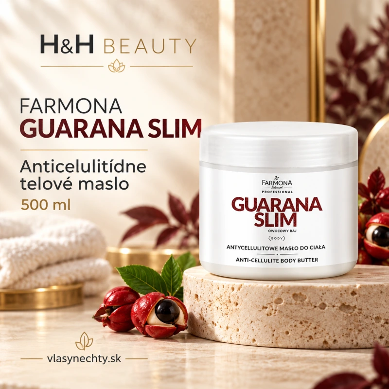FARMONA GUARANA SLIM Anticelulitídne telové maslo 500ml