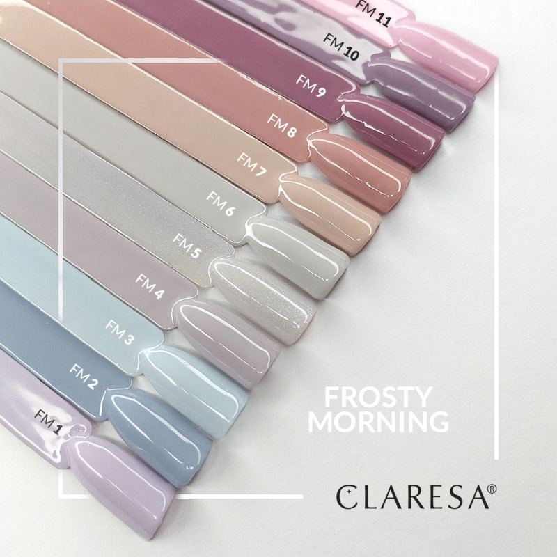 CLARESA Lakier hybrydowy Frosty Morning 7 -5g 1