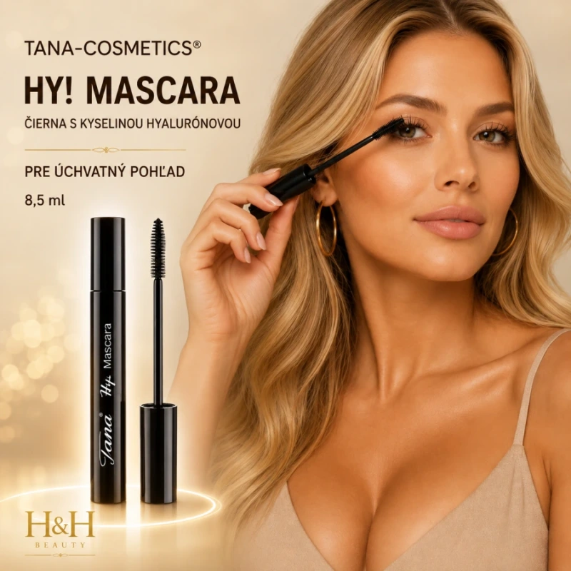 TANA-Cosmetics HY! Mascara Čierna s Hyaluron 8.5ml