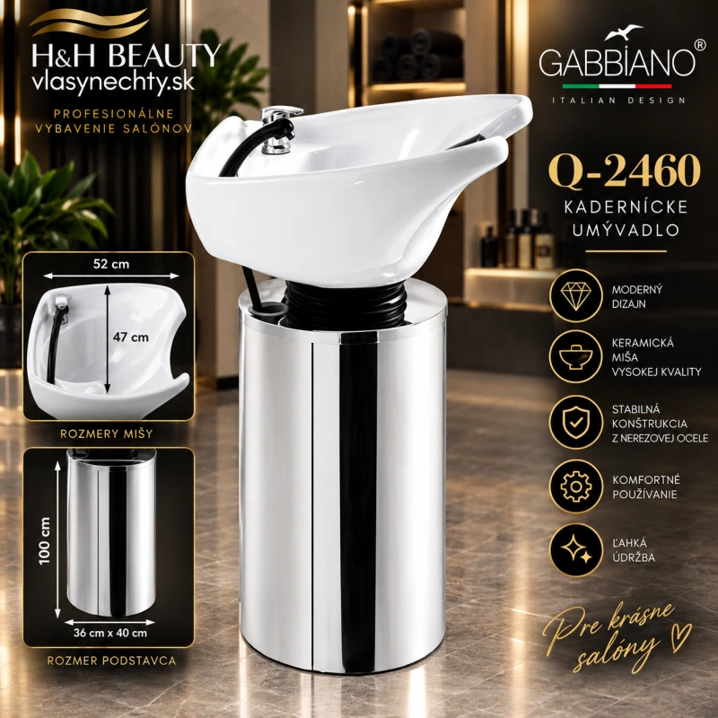 KADERNÍCKE UMÝVADLO GABBIANO Q-2460