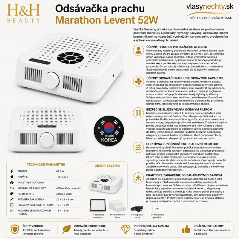 Odsávačka prachu Marathon Levent 52W