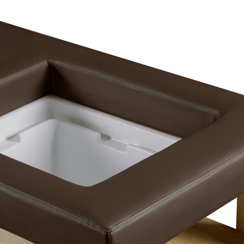 KADERNÍCKY UMÝVACÍ BOX Gabbiano Head Spa Bali hnedý 11