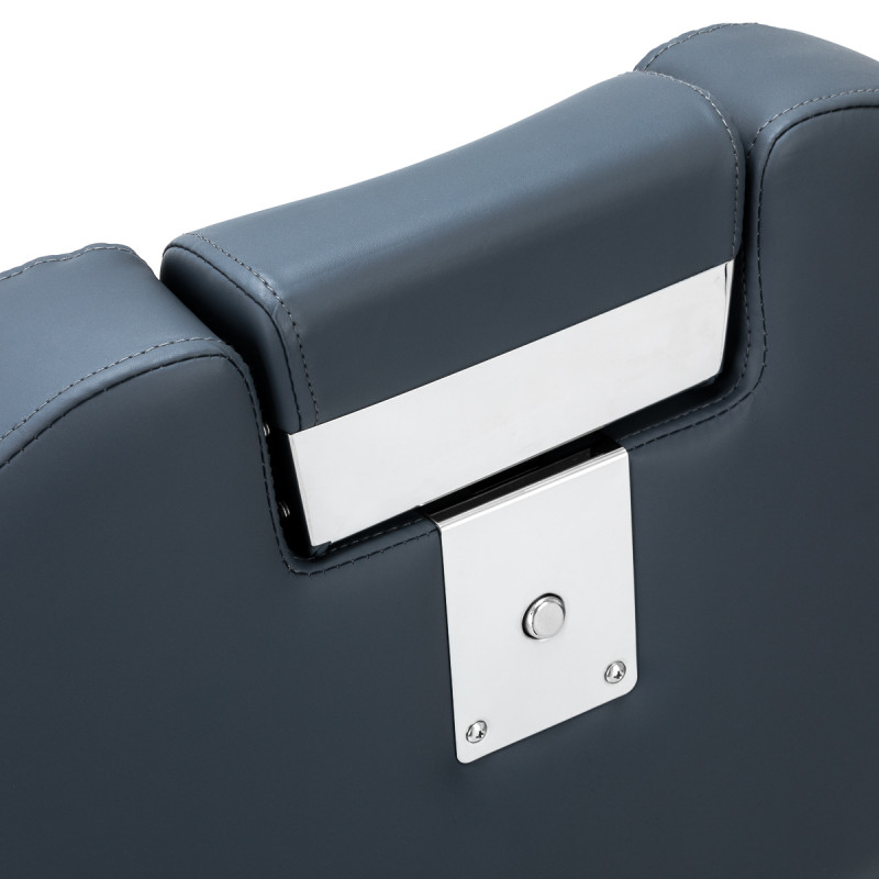 BARBERSKE KRESLO GABBIANO Bruno s grafitovým rámom Graphite 9