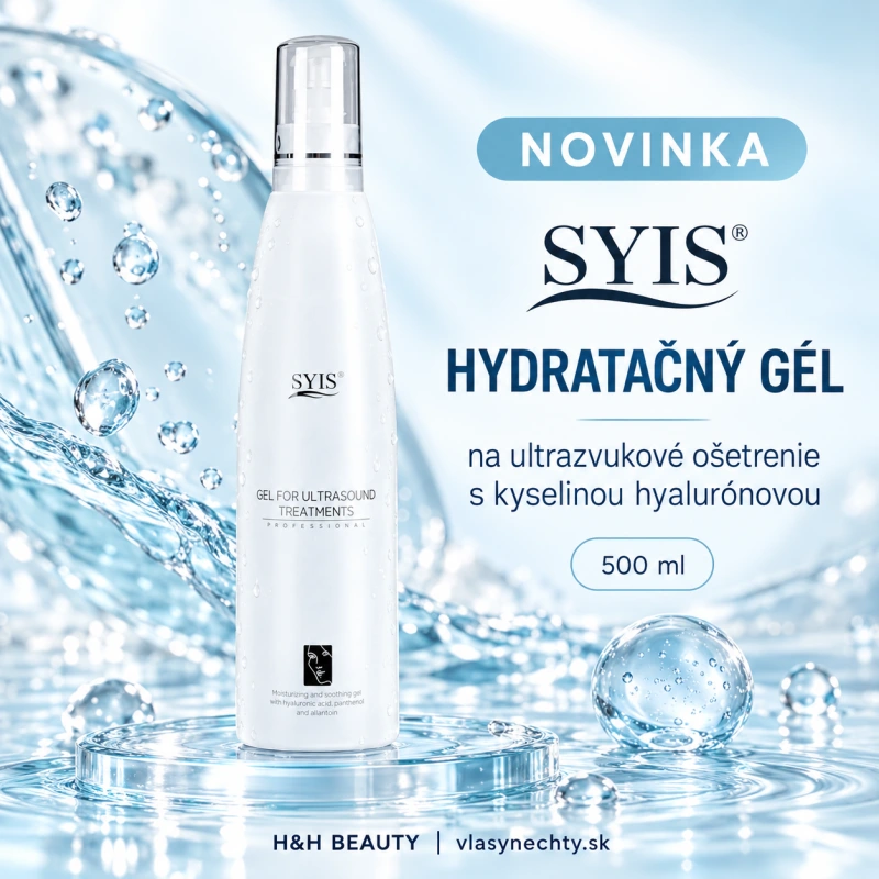 Syis hydratačný gél na ultrazvukové ošetrenie s kyselinou hyalurónovou 500 ml - nový