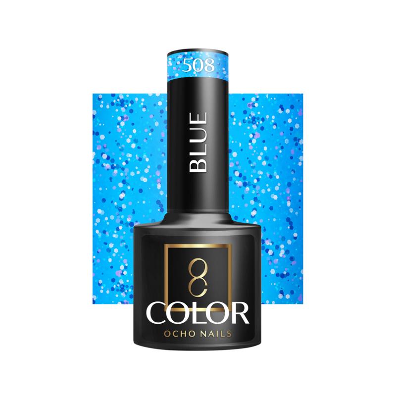 OCHO NAILS HYBRIDNÝ LAK NA NECHTY blue 508 -5 g