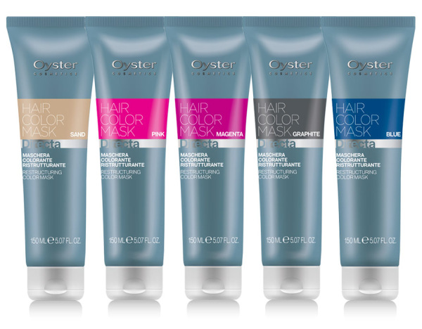 OYSTER DIRECTA CRAZY REŠTRUKTURALIZAČNÁ FARBIACA MASKA Graphite/ šedá 150 ml 1