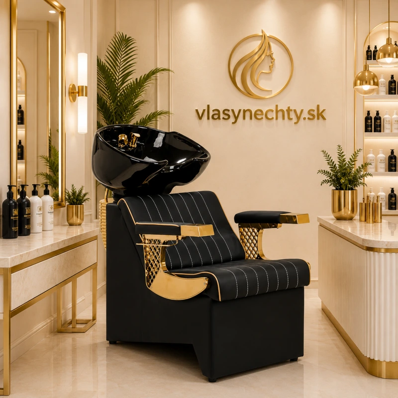 BARBERSKÝ UMÝVACÍ BOX GABBIANO Marcus zlato čierny