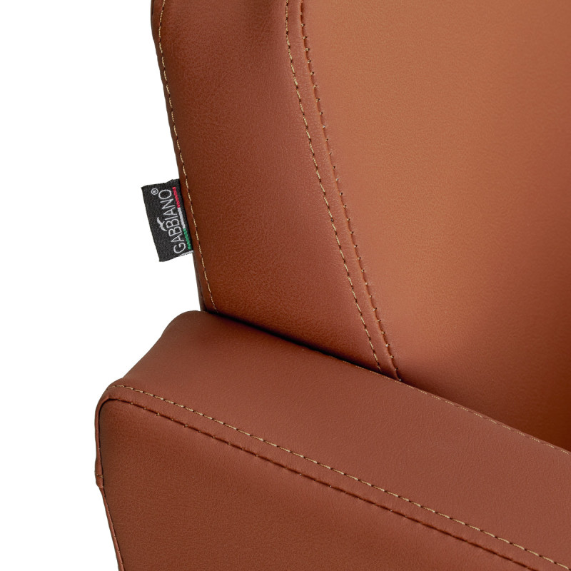 Kadernícke kreslo Gabbiano Elda, hnedá 7