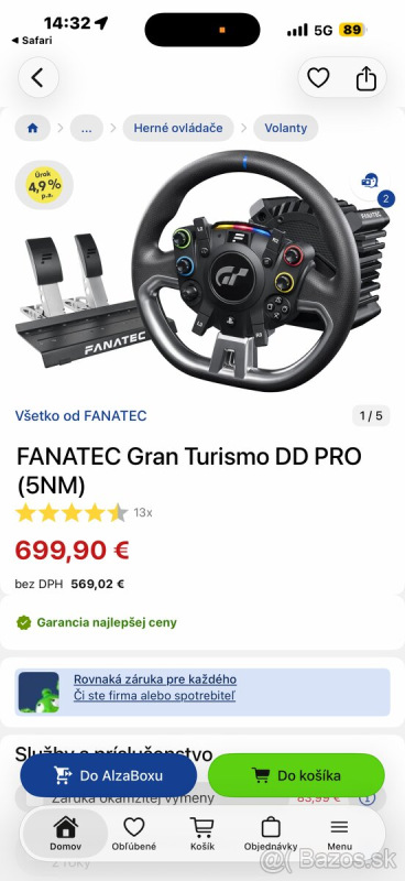 GRAN TURISMO DD PRO PS4 -PS5 , PC + KRESLO ZADARMO 1