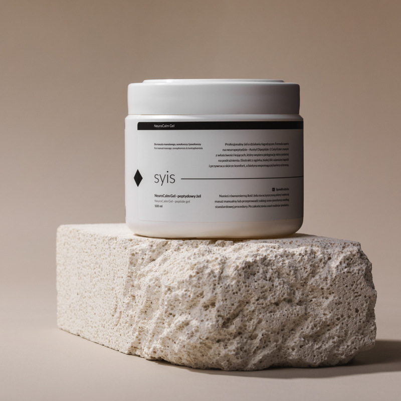 Syis NeuroCalm Gel - peptidový gél pre manuálnu masáž, sonoforézu a iontoforézu 500 ml 3