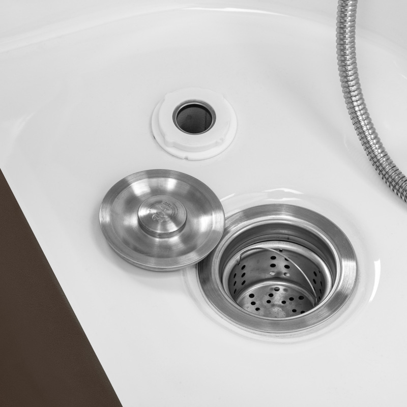 KADERNÍCKY UMÝVACÍ BOX Gabbiano Head Spa Bali hnedý 9