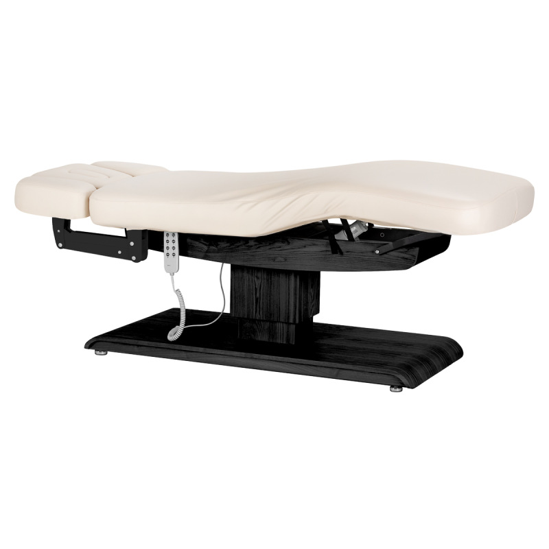 Leżanka SPA Sillon Relax kremowa z czarną podstawą 2