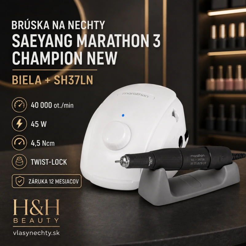 Brúska na nechty Saeyang Marathon 3 Champion NEW biela + SH37LN