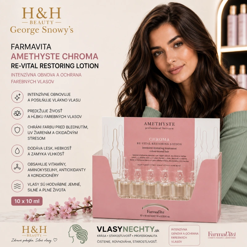 Farmavita AMETHYSTE CHROMA RE-VITAL RESTORING LOTION 10x10ml
