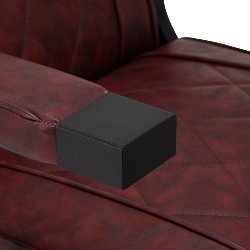 Berberske kreslo Hair System BM88066B hnedé 8