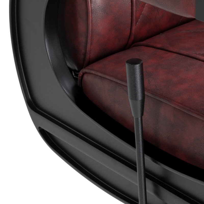 Berberske kreslo Hair System BM88066B hnedé 11