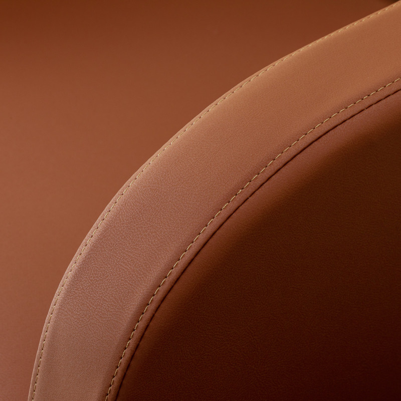 Kadernícke kreslo Gabbiano Elda, hnedá 6