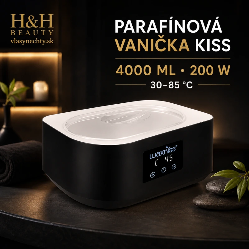 PARAFINOVÁ VANIČKA KISS 4000 ML, 200W ČIERNA