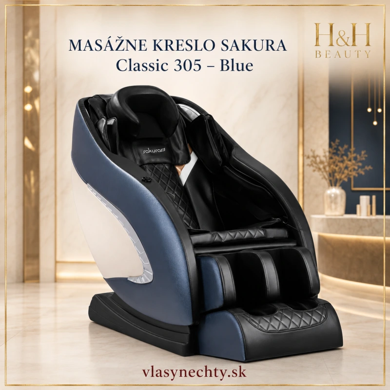 Masážne kreslo Sakura Classic 305 Blue
