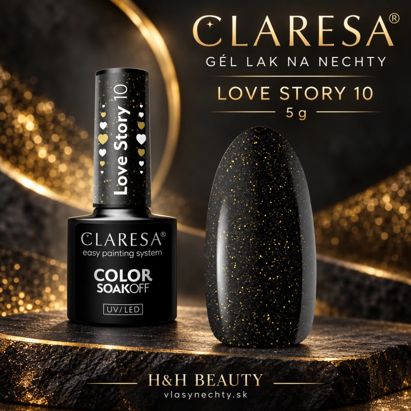 CLARESA GÉL LAK NA NECHTY LOVE STORY 10 - 5g
