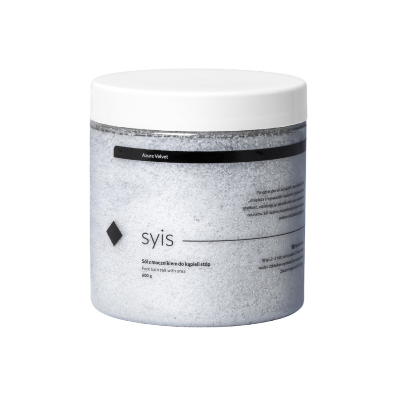 Syis Azure Velvet – Soľ do kúpeľa nôh s močovinou 600 g 1