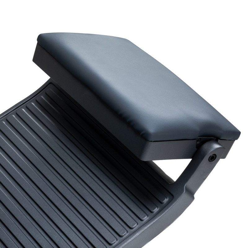 BARBERSKE KRESLO GABBIANO Bruno s grafitovým rámom Graphite 8