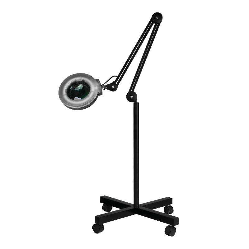KOZMETICKÁ LUPA LAMPA S4 ČIERNÁ NA STATÍVE 8