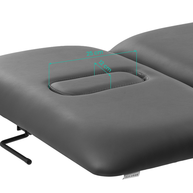 Elektrický rehabilitačný stôl na masáž a fyzioterapiu Balance Novus 2 sivý 15