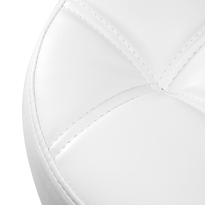 Taboret fryzjerski Gabbiano D054G biało-złoty 3