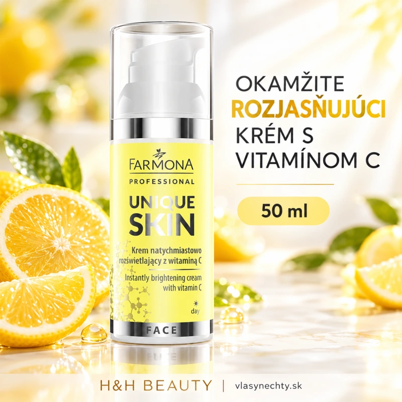 Farmona UNIQUE SKIN okamžite rozjasňujúci krém s vitamínom C 50 ml