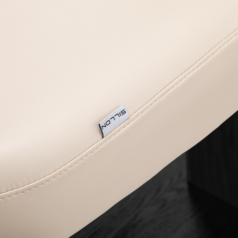 Leżanka SPA Sillon Relax kremowa z czarną podstawą 17