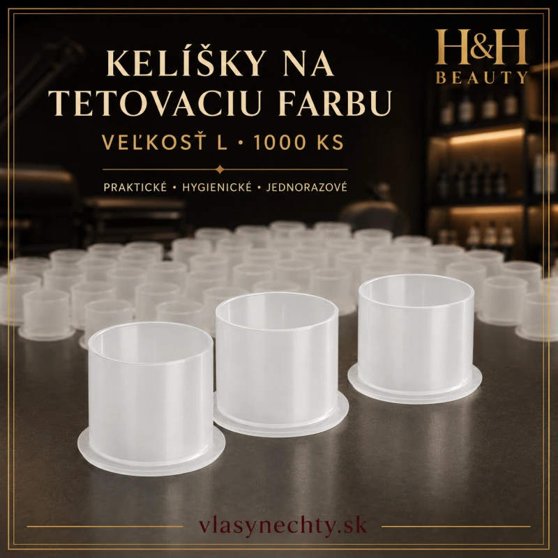 Kelíšky na tetovaciu farbu L 1000 ks.