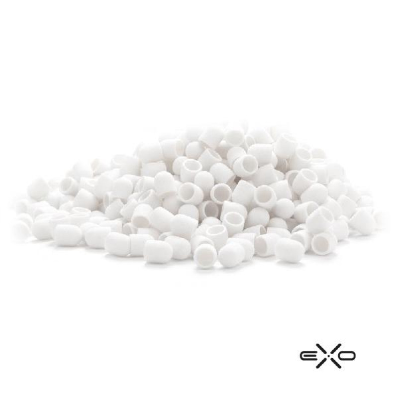 EXO BRÚSNE KOTÚČIKY 13mm/80 500 KS. HARD CAP BIELE 1