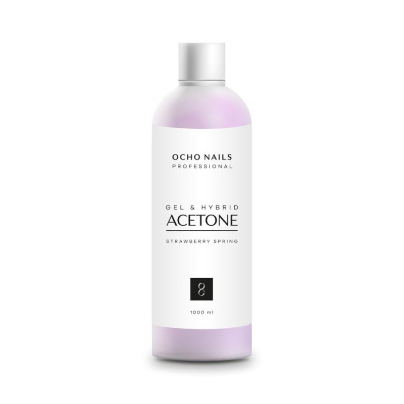 OCHO NAILS ACETÓN JAHODOVÝ 1000 ML 1