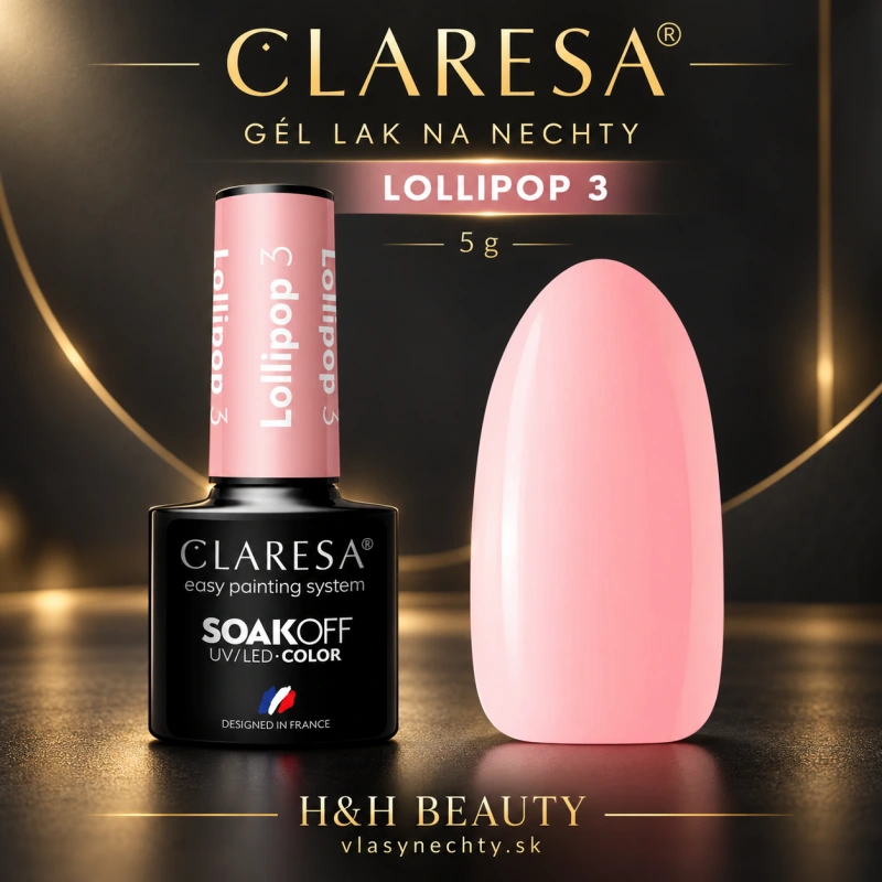 CLARESA GÉL LAK NA NECHTY LOLLIPOP 3 - 5g