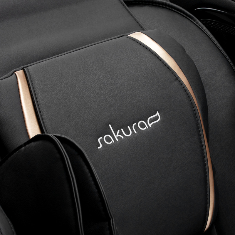 Masážne kreslo Sakura Maximus 809 3D, čierne 9