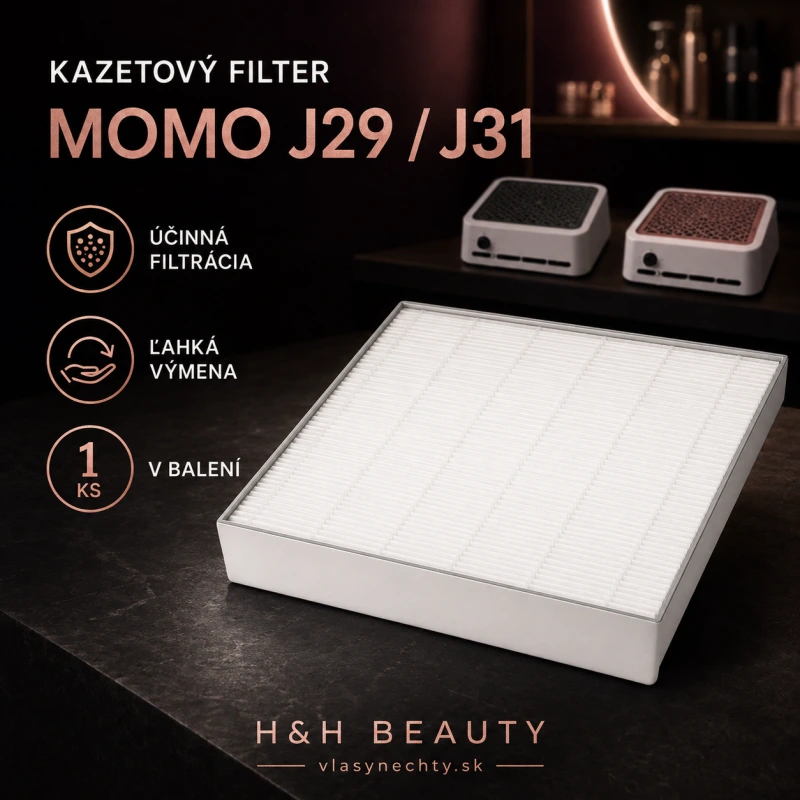 KAZETOVÝ FILTER DO ODSÁVAČKY PRACHU MOMO J29/J31 BIELY