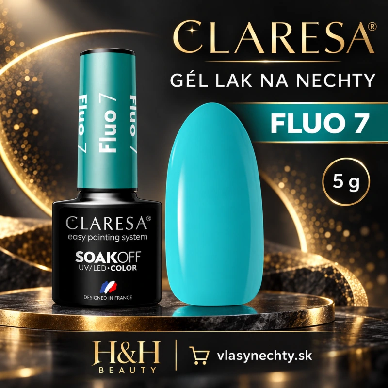 CLARESA GÉL LAK NA NECHTY FLUO 7 - 5g