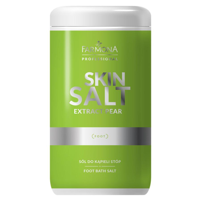 Voňavá soľ na nohy Farmona SKIN SALT hruška 1400 g 1