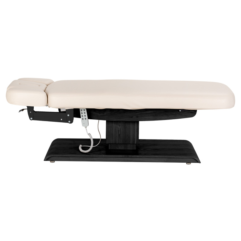 Leżanka SPA Sillon Relax kremowa z czarną podstawą 4