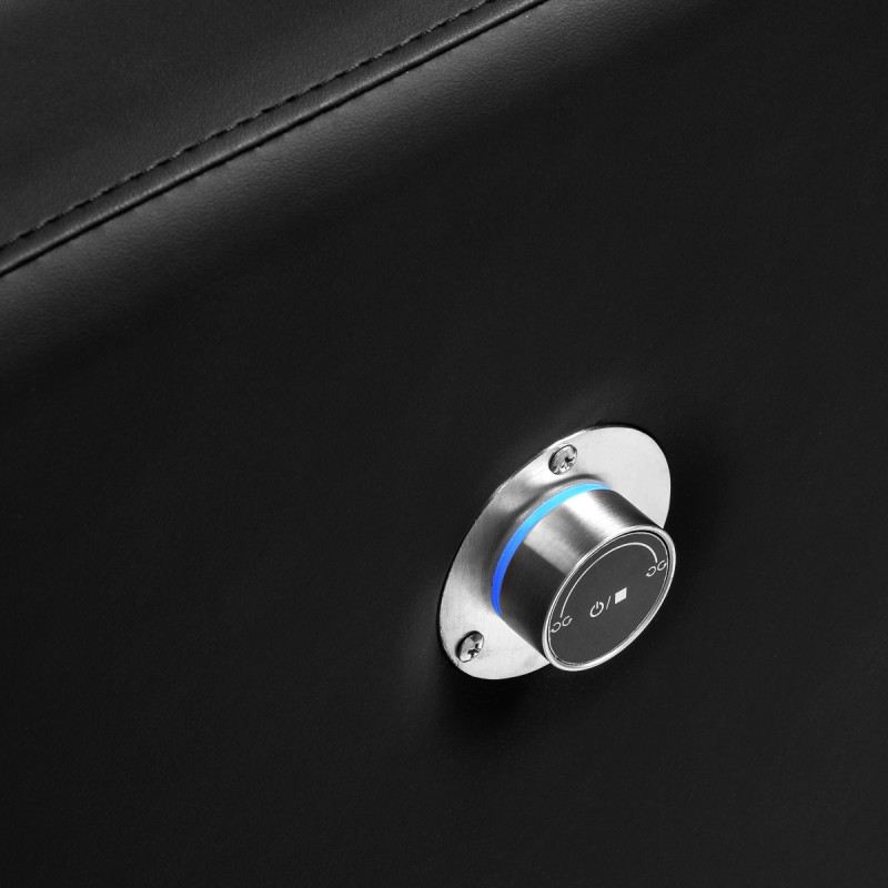 Gabbiano Sylvia kadernícky stolík s elektrickou opierkou na nohy a masážou čierny 12