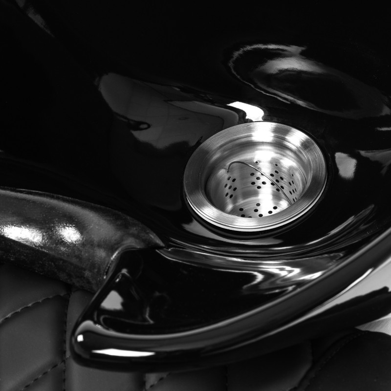 Gabbiano Sylvia kadernícky stolík s elektrickou opierkou na nohy a masážou čierny 9