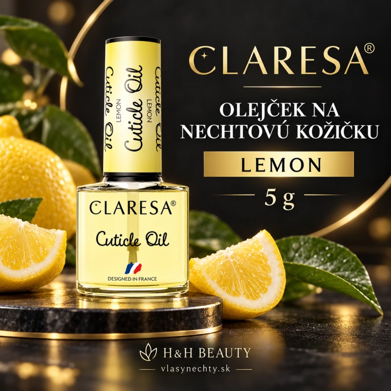 CLARESA OLEJČEK NA NECHTOVÚ KOŽIČKU LEMON 5 g