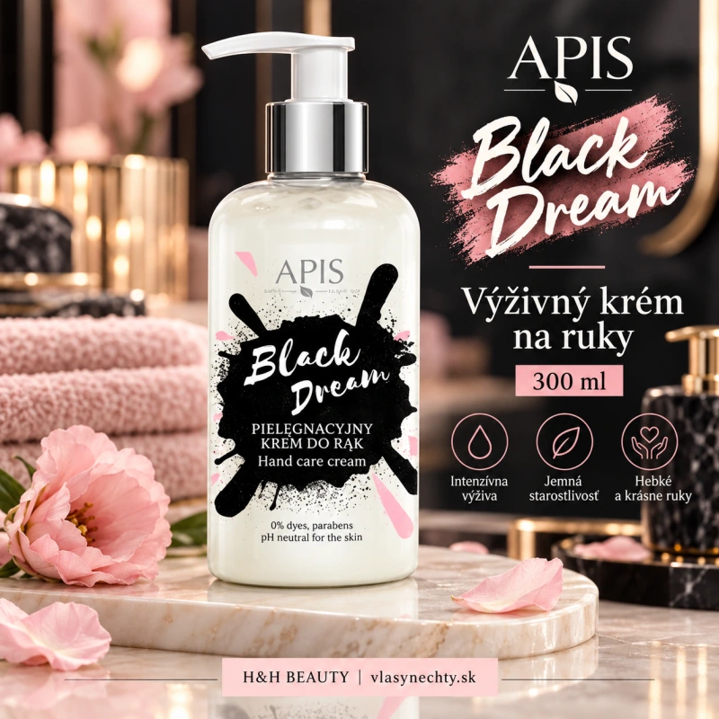 APIS Black Dream - Výživný krém na ruky 300 ml