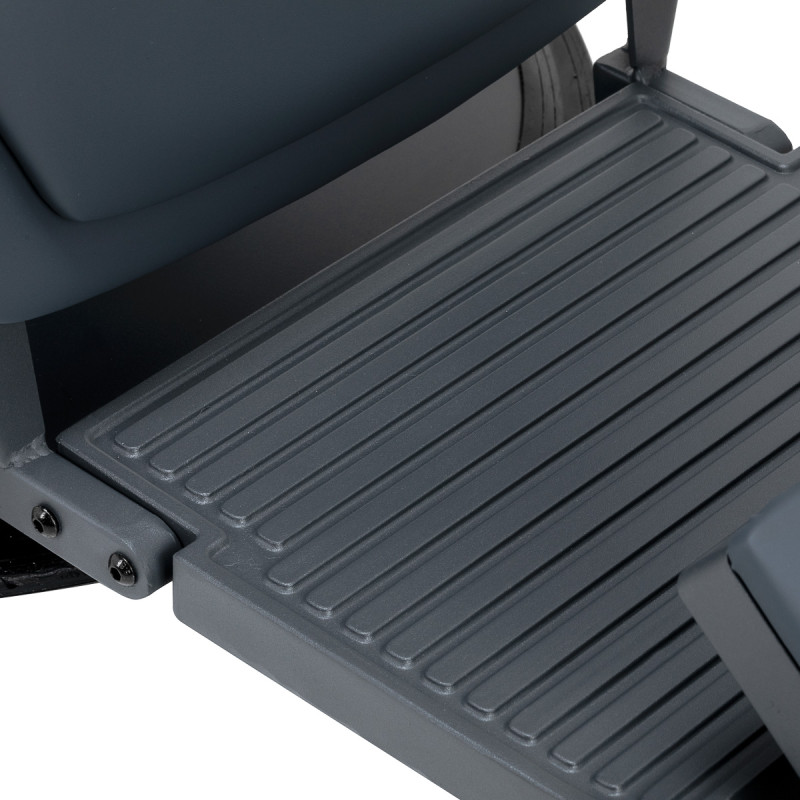 BARBERSKE KRESLO GABBIANO Bruno s grafitovým rámom Graphite 13