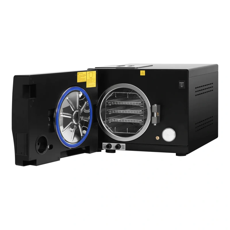 LAFOMED AUTOKLAV STANDARD LINE  LFSS08AA LED S TLAČIARŇOU 8-L TR.B MEDICÍNSKY ČIERNY 1