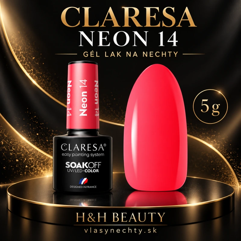 CLARESA GÉL LAK NA NECHTY NEON 14 -5g