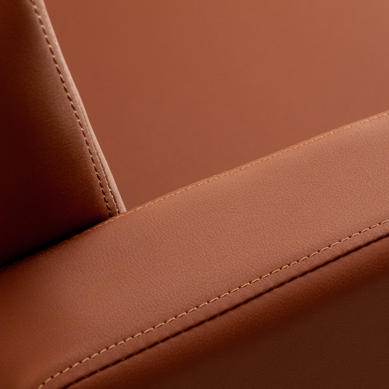 Kadernícke kreslo Gabbiano Elda, hnedá 4